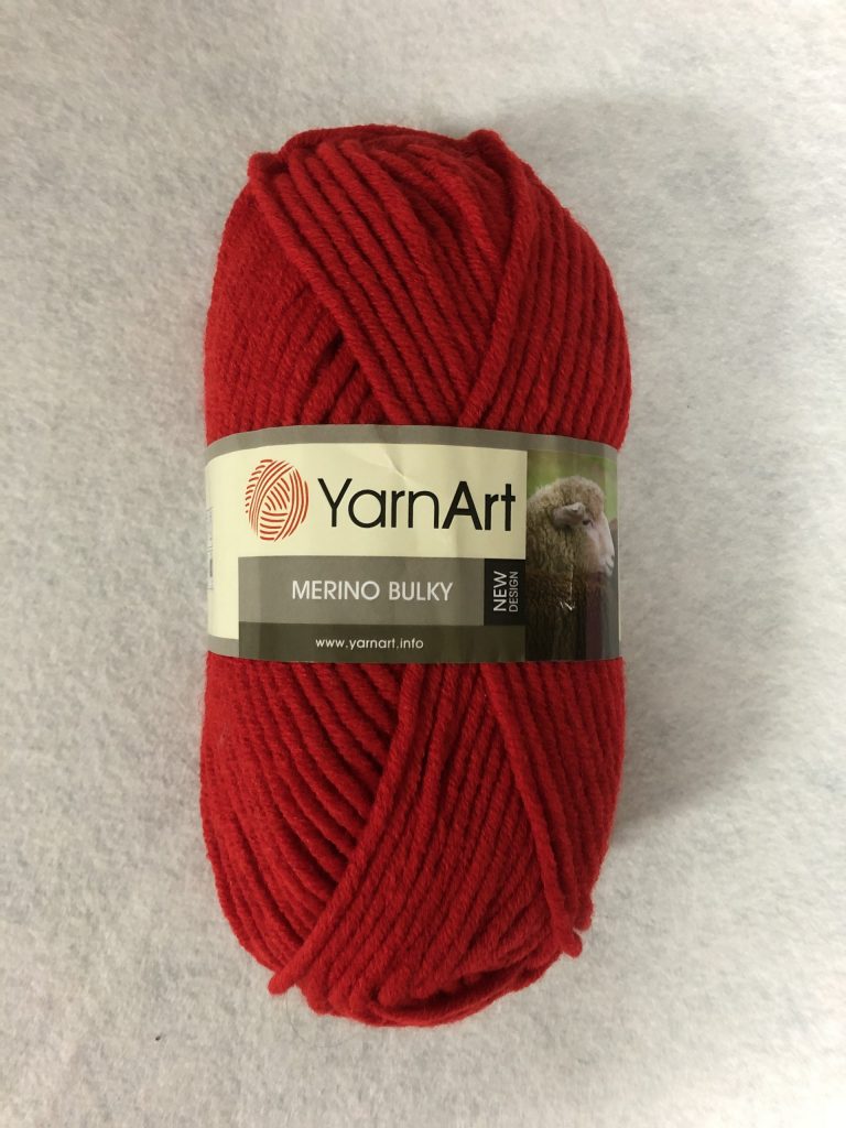 image Merino bulky červená 156 – Obrázok 1